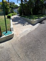 Ramp instead of high stair